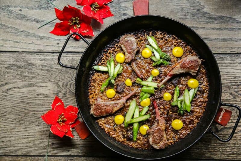 Christmas Lamb Paella Recipe