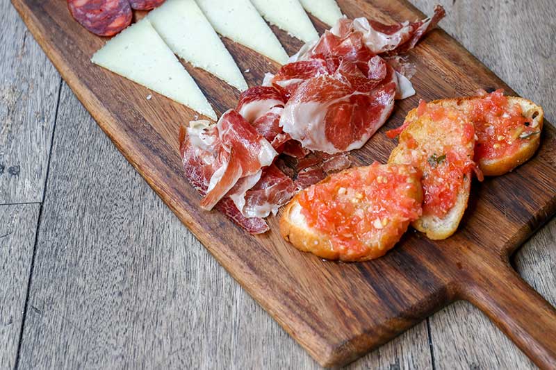 Jamon Serrano Board at Socarrat Spanish Restaurant