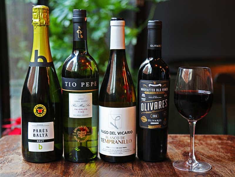 Spanish Wines at Socarrat Spanish Restaurant NYC